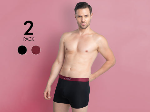 Second Skin MicroModal Solid Trunk (Pack of 2)
