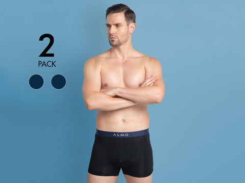 Second Skin MicroModal Solid Trunk (Pack of 2)