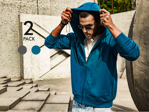 Heatlock Zip Up Hoodies (Pack of 2)