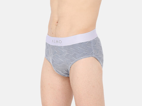 Dario Micromodal Printed Brief (Pack of 9) - Almo