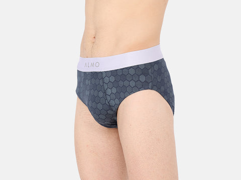 Dario Micromodal Printed Brief - Almo