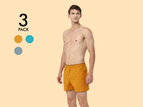 Easy 24X7 Cotton Inner Boxers (Pack of 3)