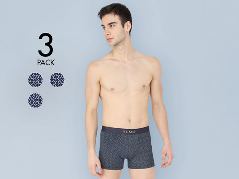 Rico Organic Cotton Printed  Trunk (Pack of 3) - Almo
