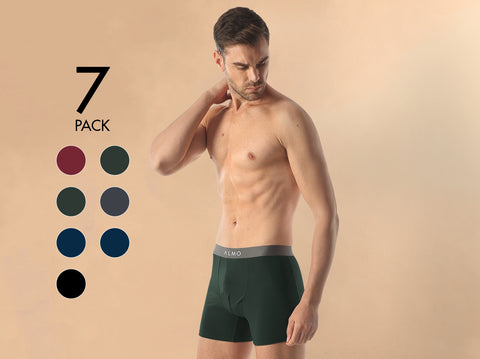 Better Cotton Solid Boxer Brief (Pack of 7)