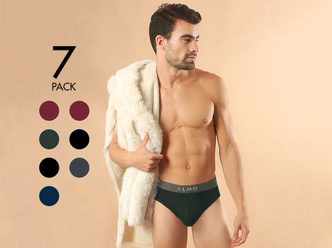 Better Cotton Solid Brief (Pack of 7)