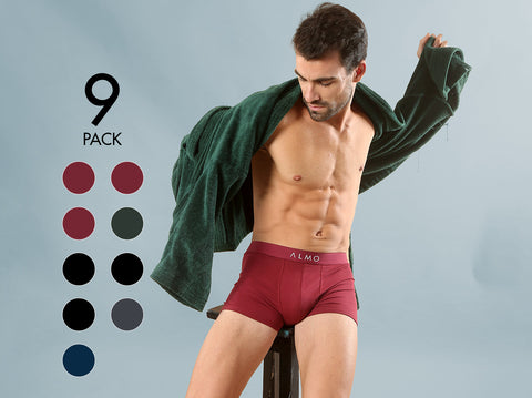 Better Cotton Solid Trunk (Pack of 9)