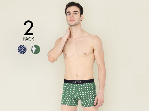 Rico Organic Cotton Printed  Trunk (Pack of 2) - Almo