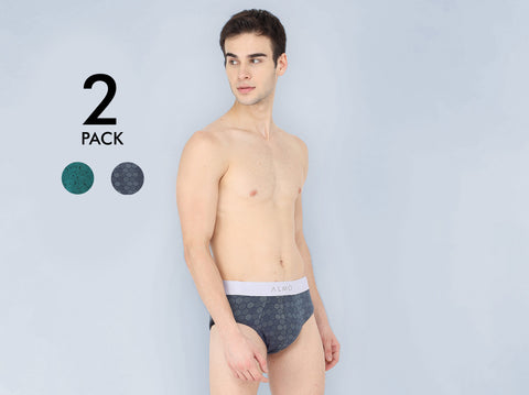 Second Skin MicroModal Printed Brief (Pack of 2)